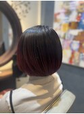 30代ボブ×グラデーションカラー