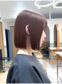 マロンベージュ/ボブ/前髪/レイヤー/小顔/髪質改善/縮毛矯正柏駅