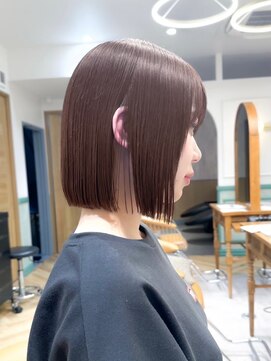 ロンド エメ 柏(Lond aimer) マロンベージュ/ボブ/前髪/レイヤー/小顔/髪質改善/縮毛矯正柏駅