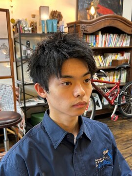 ゆとり炉の樹 のぐ男 スパイキーショート