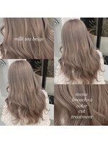 ノートエートル 西金沢(Nought etre)&nbsp;ミルクティーベージュ10代20代30代ブリーチカラーハイトーン