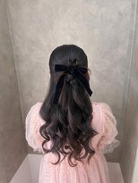 フェリーチェ(Felice) ハーフアップ　カチモリ　お呼ばれヘア