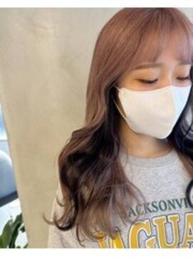 ガリカ シーム(Gallica/SEAM) 透明感ハイトーンピンク×ブラック/インナーカラー