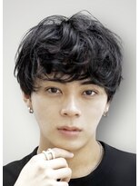 ゼンコー アオヤマ(ZENKO Aoyama) 黒髪×マッシュ×スパイラルパーマ【表参道/メンズ/パーマ】