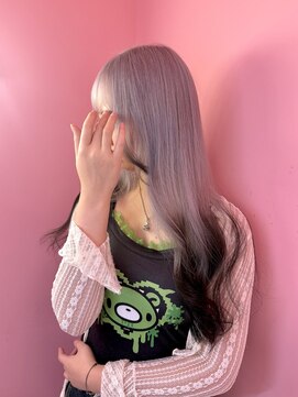 ダズリングディア(Dazzling Deer) シルバー／ハイトーン／ロング／デザインカラー/ブリーチ