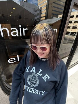 エル トゥー エフ(el two ef) ハイトーン/アンブレラカラー/切りっぱなし