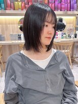 ゼストソエル(ZEST soell)&nbsp;立川／暗めカラー／髪質改善／艶髪ミディアム／顔まわりレイヤー