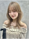 似合わせカット/ダークアッシュ/外ハネ