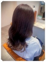 ヘアーズ ボウ トータルビューティー(hair's BEAU total beauty)&nbsp;ディープルージュのツヤ髪ロング