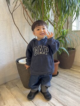 フゥカ 売市店(fuka) ~思わず笑顔になる♪ ぷっくり可愛いキッズマッシュカット~