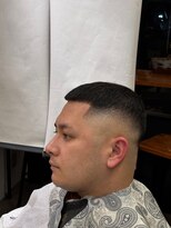 クフィア メンズヘアー カンポ 難波店(CUFFIA MEN'S HAIR CAMPO)&nbsp;ソフトモヒカンメンズウルフフェザーパーマシャドウパーマ