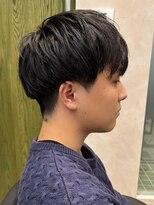 エルマーク 京都駅前(L-MARK)&nbsp;マッシュヘア/黒髪/メンズカット/men's/メンズ/眉毛