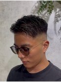 men's/ブリーチ/パーマ/メンズバレイヤージュ/メンズハイライト