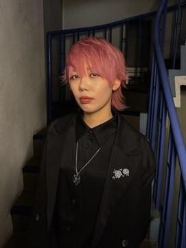 カプセル(capsule) 韓国風 モードストリート ピンクヘア♪