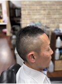 ソフトモヒカン（おしゃれ坊主風）