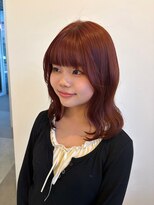 ルオラ(Luora) ブリーチなしダブルカラー×ピンクブラウン