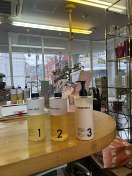 タナカ 美容室の写真/全メニューにトリートメント標準装備◎厳選されたケアで、誰もが憧れるうるツヤ髪を叶えます♪