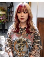 グッドフェローズ キタホリエ(GoodFellas kitahorie) ハイトーン×レイヤーカットのバレイヤージュカラーブリーチ艶感