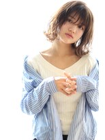 ヘアーアートシフォン 池袋西口店(Hair art chiffon)&nbsp;似合わせカットでブルージュ＆ヴェールウェーブのセミディ 川口