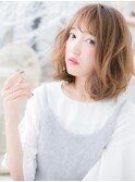 *mod's越谷*くせ毛風♪ラフ&ガーリーふわミディa