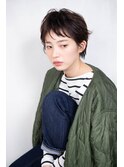 ハンサムショート×パーマ