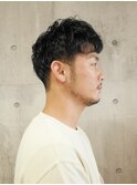ツイスト風パーマ/大人のメンズスタイル/ショート/ワイルド
