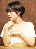 ナチュラルストレートショート