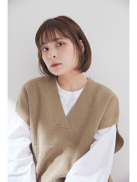 エイチツーオーアヴェダ 渋谷ヒカリエＳｈｉｎＱｓ店 クロードモネＨ２Ｏアヴェダ 柔らか質感ボブ【渋谷/渋谷駅】