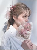 シールエクステ/ダブルカラー/シースルーバング/ヘアセット
