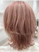 ペールカラー外ハネレイヤー