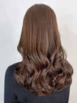 アルバム 新宿(ALBUM SHINJUKU)&nbsp;アッシュベージュ_チェリーブラウンフェミニンロング_ba424491