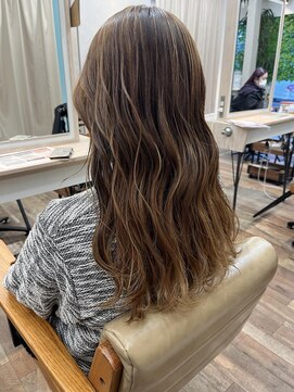 ヘアーザラブズラフズ オーガニカ 北九州(HAIR THE LOVES LAUGHS ORGANICA) 極細ハイライト&白髪ぼかし＊