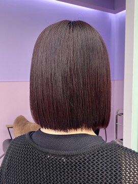 ガーランド(Girland) 【girland】レッドカラー/韓国風/レイヤーカット