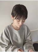 小顔愛されショート大人ガーリーチョコレート