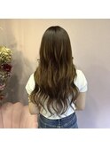 #プルエクステ#ロング#ナチュラルカラー