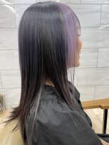 ループ(LOOP) パープル系カラー/フェイスフレーミング