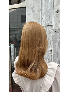 アン(Hair make un) ミルクティーベージュ