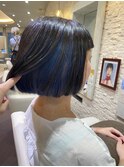 インナーカラーボブ
