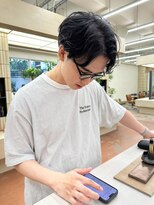 パークレーン アイス イヴェン(park lane ICI yeven)&nbsp;毛流れセンターパート　ニュアンスパーマ　シャドウパーマ