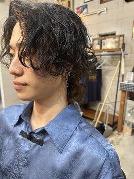 フッドウルフ(HOODWOLF) ロングパーマスタイル