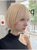 30代40代大人女性/前髪ありショートボブ/ショートヘア/髪質改善