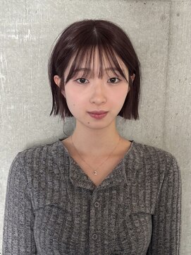 ナループロア ルームー(Nalu pu loa ROOMOO) そとはねタッセルカット/タッセルカット/タンバルモリ/韓国ボブ