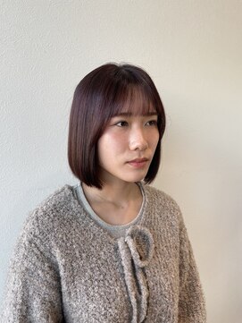 サラ ビューティー サイト 古賀店(SARA Beauty Sight) 髪質改善ケアカラー/レッドブラウン/暖色系カラー/艶髪