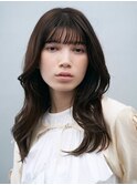 ブリーチなし柔らかい質感のブラウンベージュカラー
