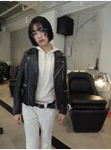 ミニボブ ボブ 顔まわりレイヤー 天神大名