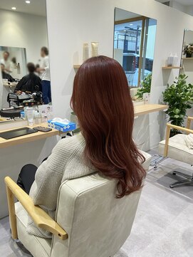 ブランシュ 南行徳店(BLANCHE) レッドカラー/レイヤーカット/艶カラー