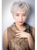 ハイトーンカラーホワイトブロンドメンズライクw浦和20代30代