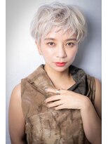 カバーヘアアンドスパ ブリス 浦和(COVER HAIR&SPA bliss)&nbsp;ハイトーンカラーホワイトブロンドメンズライクw浦和20代30代