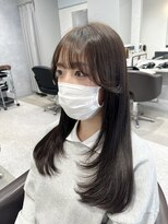 アデプト 北千住店(adept)&nbsp;【adept北千住 エリ】サイドレイヤー×柔らかグレージュ