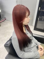 イロハ(IROHA)&nbsp;エンドカラー・ワインレッド×ブラック